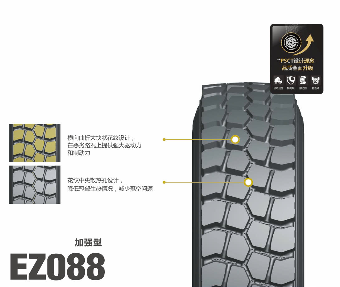LỐP XE TẢI ORNATE EZ088 EZ088